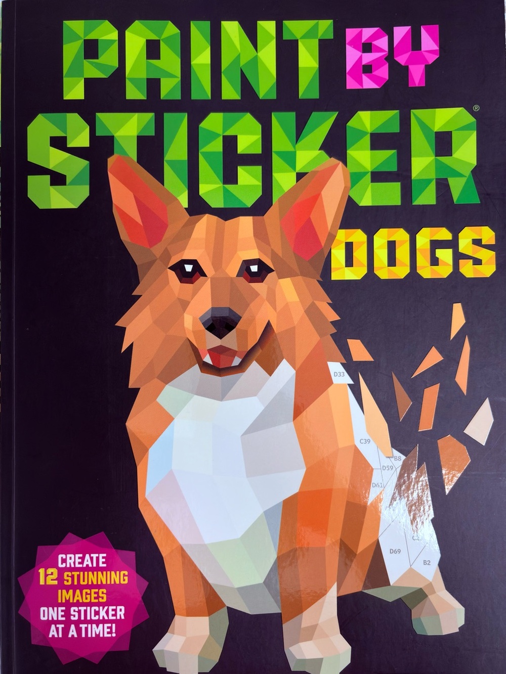 Dogs Sticker Activity Book - Orange Corgi